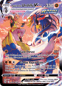 Rapid Strike Urshifu VMAX Pokémon TCG card art