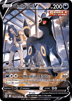 Umbreon V Pokémon TCG card art