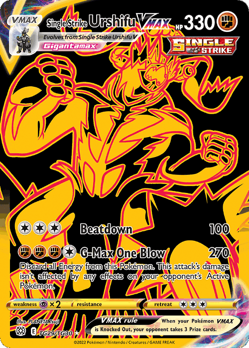 Single Strike Urshifu VMAX 29, Brilliant Stars Trainer Gallery
