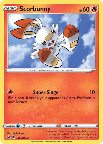 Scorbunny Pokémon TCG card art
