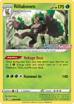 Rillaboom Pokémon TCG card art