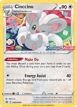Cinccino Pokémon TCG card art