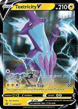 Toxtricity V Pokémon TCG card art
