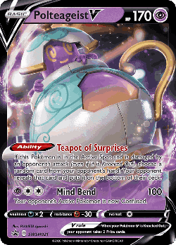 Polteageist V Pokémon TCG card art
