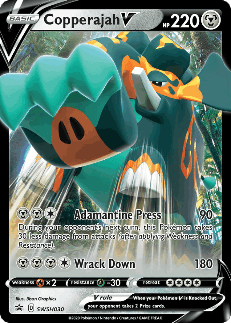 Copperajah V #30 from SWSH Black Star Promos - Promo - Illustrated by 5ban Graphics