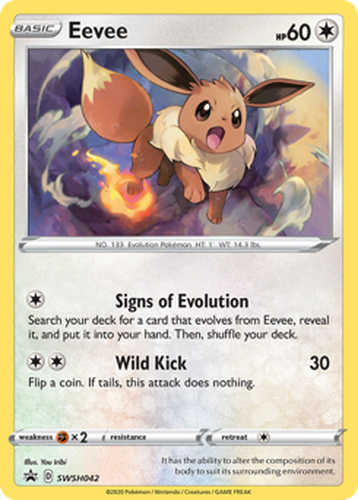 Eevee 42, SWSH Black Star Promos