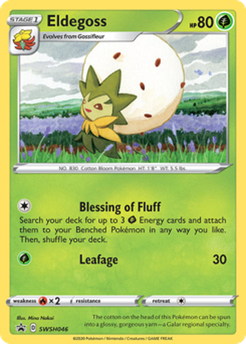 Eldegoss 46, SWSH Black Star Promos