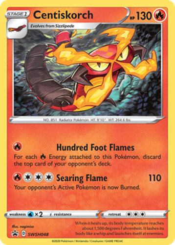 Centiskorch 48, SWSH Black Star Promos