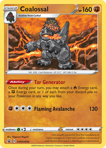 Coalossal 54, SWSH Black Star Promos