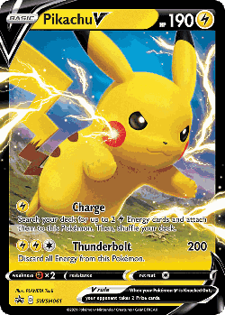 Pikachu V 61, SWSH Black Star Promos