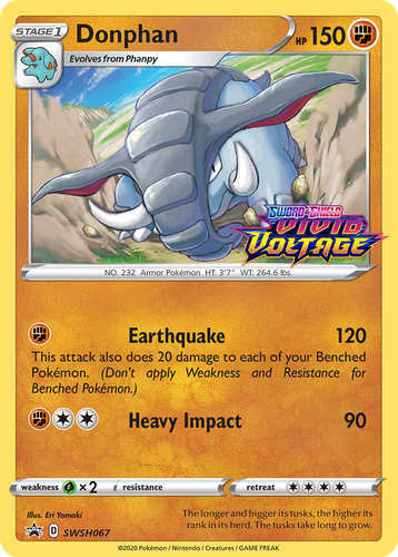 Donphan 67, SWSH Black Star Promos