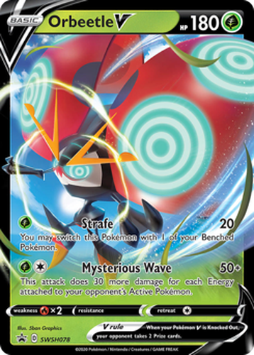 Orbeetle V 78, SWSH Black Star Promos