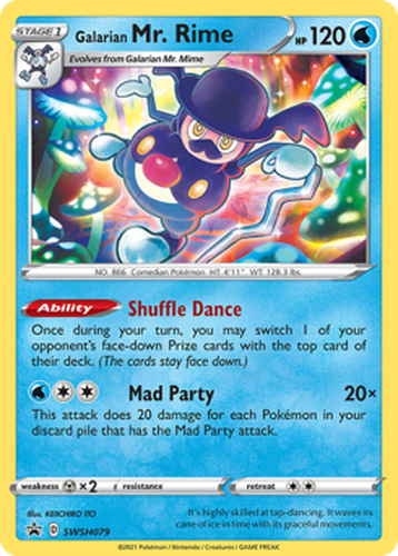 Galarian Mr. Rime 79, SWSH Black Star Promos