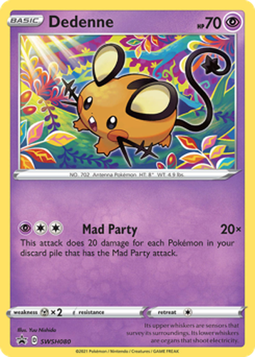 Dedenne 80, SWSH Black Star Promos