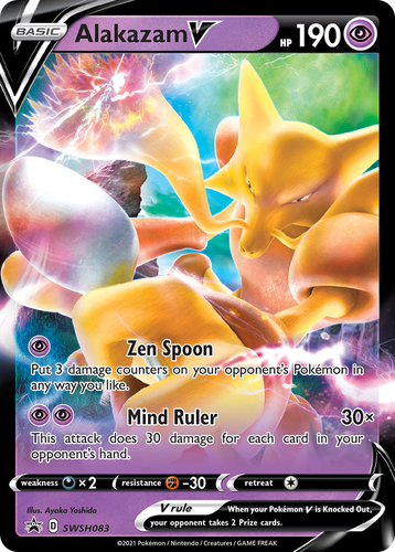 Alakazam V 83, SWSH Black Star Promos
