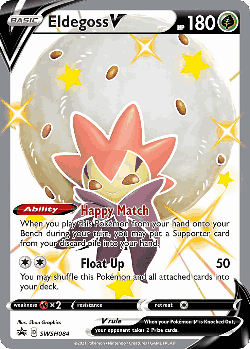 Eldegoss V 84, SWSH Black Star Promos