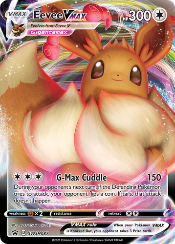 Eevee VMAX 87, SWSH Black Star Promos