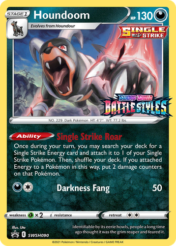 Houndoom 90, SWSH Black Star Promos