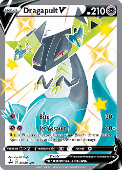 Dragapult V 96, SWSH Black Star Promos