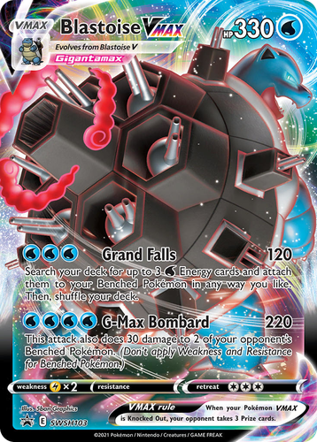 Blastoise VMAX 103, SWSH Black Star Promos
