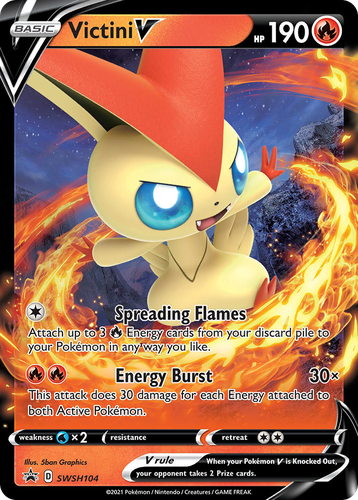 Victini V 104, SWSH Black Star Promos
