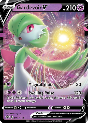 Gardevoir V 105, SWSH Black Star Promos