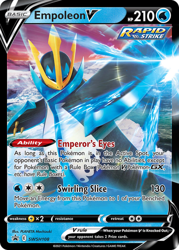 Empoleon V 108, SWSH Black Star Promos