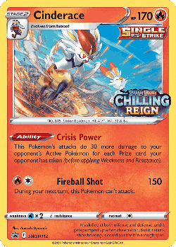 Cinderace 112, SWSH Black Star Promos