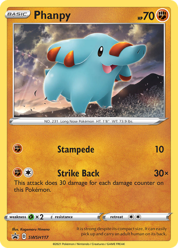 Phanpy 117, SWSH Black Star Promos