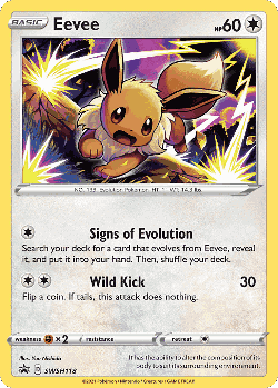 Eevee 118, SWSH Black Star Promos
