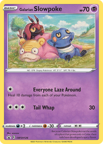 Galarian Slowpoke 126, SWSH Black Star Promos
