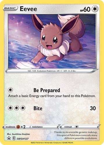 Eevee 127, SWSH Black Star Promos