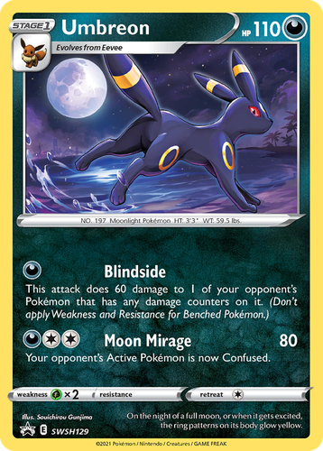 Umbreon 129, SWSH Black Star Promos