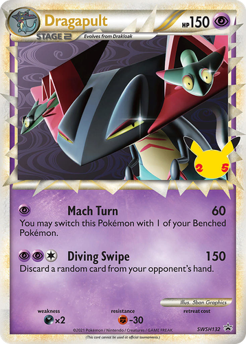 Dragapult 132, SWSH Black Star Promos