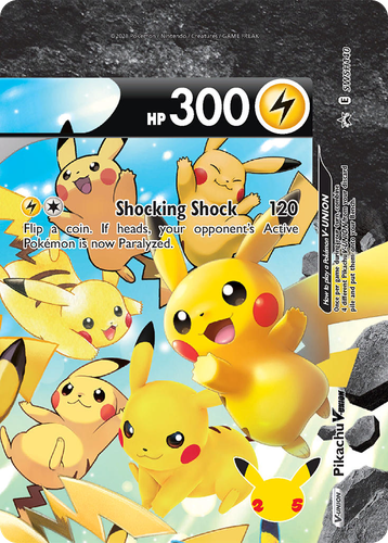 Pikachu V-UNION 140, SWSH Black Star Promos