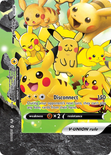 Pikachu V-UNION 141, SWSH Black Star Promos