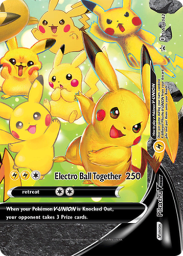 Pikachu V-UNION 142, SWSH Black Star Promos