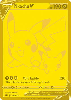 Pikachu V 145, SWSH Black Star Promos