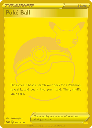 Poké Ball #146 from SWSH Black Star Promos - Promo - Illustrated by 5ban Graphics