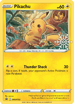 Pikachu card art