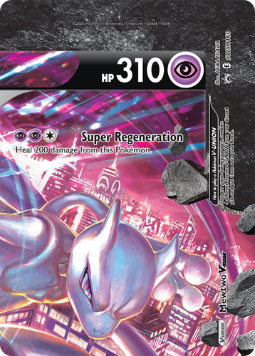 Mewtwo V-UNION 160, SWSH Black Star Promos