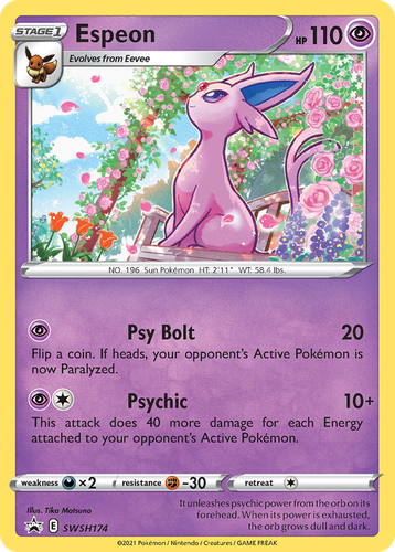 Espeon 174, SWSH Black Star Promos