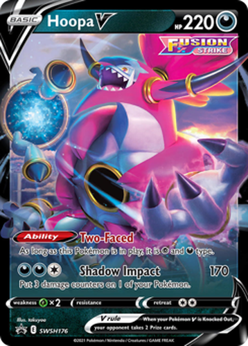 Hoopa V 176, SWSH Black Star Promos