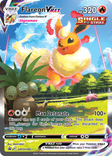 Flareon VMAX 180, SWSH Black Star Promos