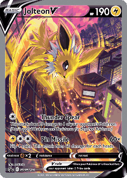 Jolteon V 183, SWSH Black Star Promos