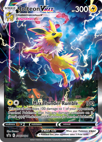 Jolteon VMAX 184, SWSH Black Star Promos