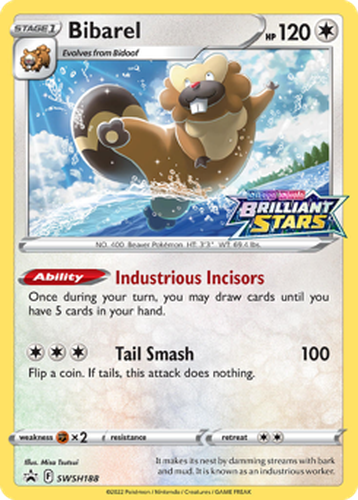 Bibarel 188, SWSH Black Star Promos