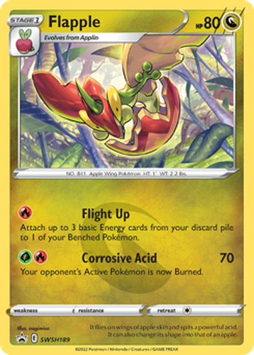 Flapple 189, SWSH Black Star Promos