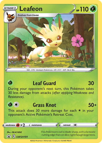 Leafeon 191, SWSH Black Star Promos