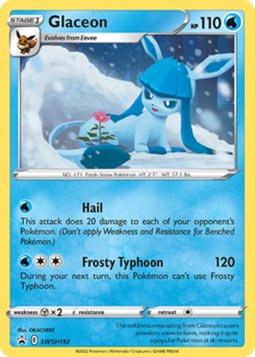 Glaceon 192, SWSH Black Star Promos